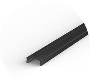 Zasilacze i transformatory - Osłonka C1 profilu LED 200cm do taśm 8mm/12mm czarny - miniaturka - grafika 1