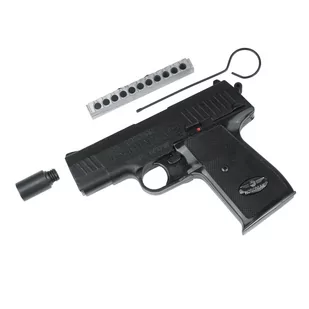 Rosomak - Pistolet hukowy mod. LEXON 11 M1 - 11-strzałowy - 6 mm Long / 6 mm Short - Czarny - Broń alarmowa - miniaturka - grafika 3