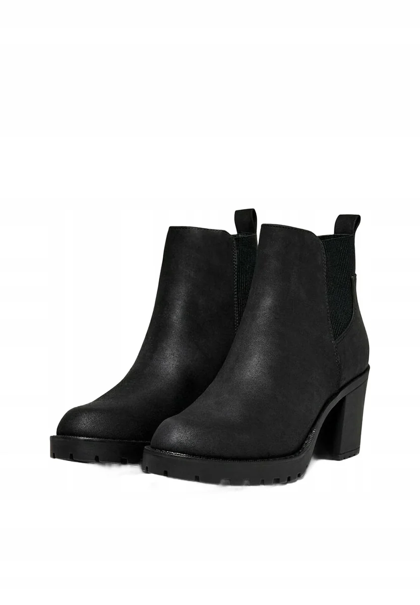 ONLY DAMSKIE BOTKI NA OBCASIE CZARNE CASUAL 40 1J0A