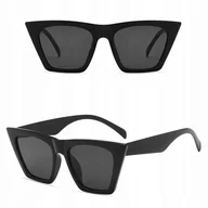 Okulary przeciwsłoneczne - OKULARY PRZECIWSŁONECZNE damskie Kocie Oczy retro - miniaturka - grafika 1