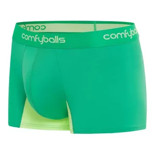 COMFYBALLS Bokserki do biegania REGULAR PERFORMANCE apple green - Bielizna sportowa męska - miniaturka - grafika 2