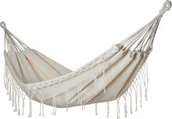 Hamaki - kontrast Duży hamak ogrodowy boho MIDAS 3 100x200 ecru - miniaturka - grafika 1