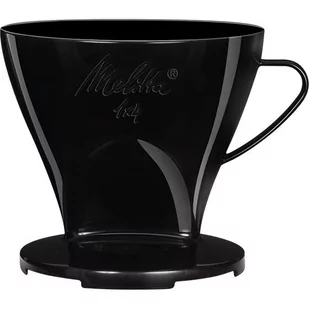 Melitta Plastikowy dripper do kawy 1x4 Czarny - Akcesoria i części do ekspresów do kawy - miniaturka - grafika 1