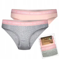 Majtki damskie - ﻿UMBRO Figi Damskie 2 PARY Sportowe Bawełniane - L - miniaturka - grafika 1