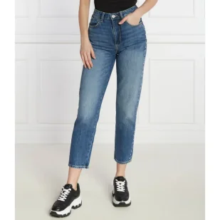 GUESS Jeansy | Tapered - Spodnie damskie - miniaturka - grafika 1