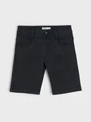 Spodnie i spodenki dla chłopców - Sinsay - Szorty - czarny - miniaturka - grafika 1