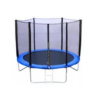 Trampoliny - Trampolina z siatką zewnętrzną i drabinką, 6 FT/183 cm - miniaturka - grafika 1