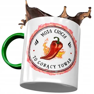 Kubek Zielony Dla Cioci Ciotuni Urodziny Prezent z Nadrukiem ze Zdjęciem + Opakowanie na prezent (wzór 04) - Kubki Kubek Zielony Dla Cioci Ciotuni Urodziny Prezent z Nadrukiem ze Zdjęciem + Opakowanie na prezent (wzór 04) - Kubki - miniaturka - grafika 1