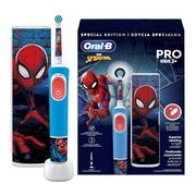 Szczoteczki do zębów dla dzieci - BRAUN Oral-B PRO Kids 3+ SPIDER-MAN + Travel Care - szczoteczka elektryczna dla dzieci z etui podróżnym E3567 - miniaturka - grafika 1