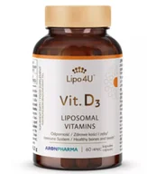 Witaminy i minerały - Aronpharma Lipo 4U Vit. D3 Liposomalna Witamina D3, Suplement diety, 60 kapsułek - miniaturka - grafika 1