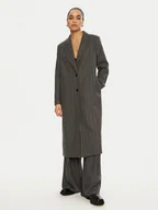 Płaszcze damskie - Please Płaszcz przejściowy K0GCCTG000 Szary Regular Fit - miniaturka - grafika 1