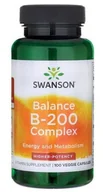 Suplementy naturalne - SWANSON Balance B-200 B Complex 100kaps - miniaturka - grafika 1