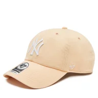 Czapki męskie - Czapka z daszkiem 47 Brand Mlb New York Yankees '47 Clean Up W/ No Loop Label B-NLRGW17GWS-AF Pomarańczowy - miniaturka - grafika 1