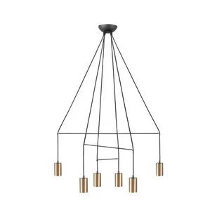 Nowodvorski Lampa Wisząca IMBRIA SOLID BRASS VI7956 Mosiądz - Lampy sufitowe - miniaturka - grafika 1
