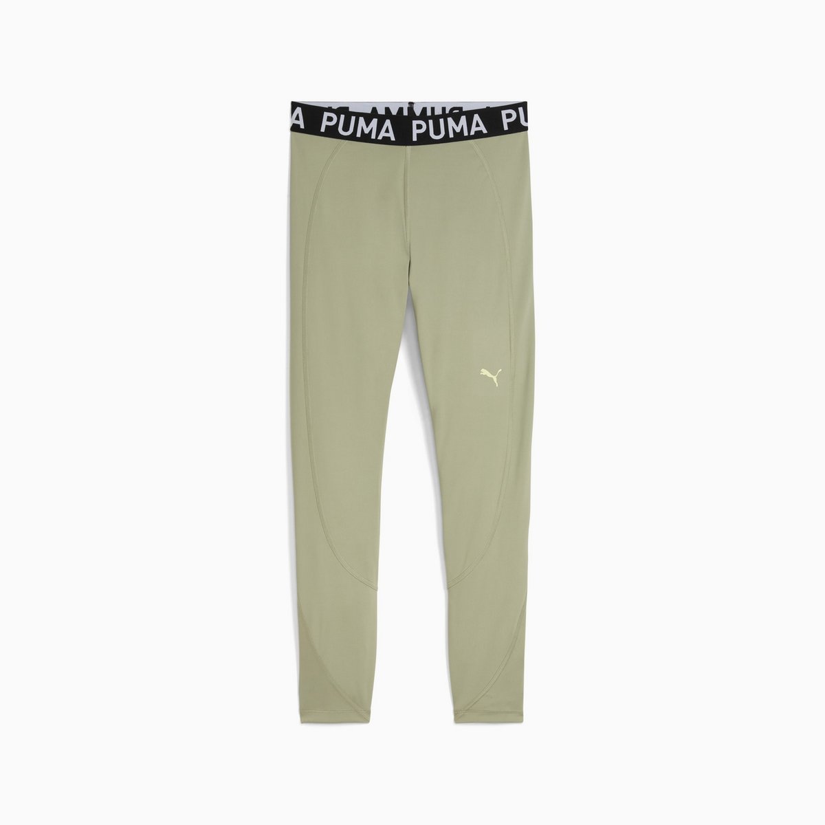 Legginsy treningowe damskie Puma STRONG HW FL zielone 52600082 r M