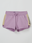 Spodnie i spodenki dla dziewczynek - Szorty z dzianiny dresowej z logo model ‘Rome’ - miniaturka - grafika 1