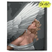 Malowanie po numerach - Obraz Malowanie Po Numerach 40X50 Cm / Dziewczyna Łabędzia / Oh Art - miniaturka - grafika 1