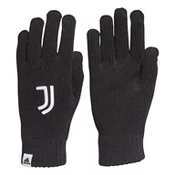 Rękawiczki - adidas Rękawiczki unisex JUVE, czarne/białe, M, czarny/biały, M - miniaturka - grafika 1