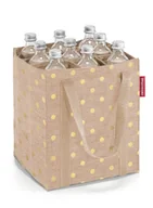 Torby i wózki na zakupy - Torba na butelki z przegrodami Reisenthel Bottlebag - metallic dots coffee - miniaturka - grafika 1