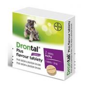 Bayer BAYER Drontal Plus Flavour - preparat przeciwpasożytniczy dla psów 2tab. 1 tab. na 10kg