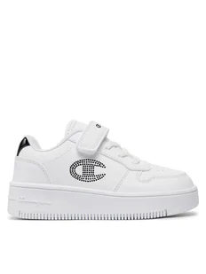 Champion Sneakersy Rebound Platform Glitter G Ps Low Cut Shoe S32830-CHA-WW009 Biały - Buty dla dziewczynek - miniaturka - grafika 1