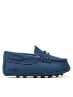 Buty dla chłopców - Mayoral Mokasyny 9783 Niebieski - miniaturka - grafika 1