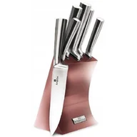 Noże kuchenne - Berlingerhaus ZESTAW NOŻY 6 ELE ROSE GOLD BH-2447 BH-2447 - miniaturka - grafika 1