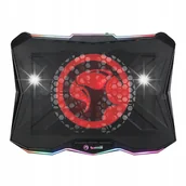 Podkładki chłodzące pod laptopa - Podstawa chłodząca pod notebooka Marvo FN-40, HUB, RGB, FAN 18 cm - miniaturka - grafika 1