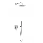 Stelaże i zestawy podtynkowe do WC - EXCELLENT AREX.SET.1247CR Pi Zestaw prysznicowo-wannowy podtynkowy 3F chrom - miniaturka - grafika 1