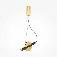 Lampy sufitowe - Lampa wisząca Enigma MOD150PL-L5BS3K LED 5W luneta mosiądz - miniaturka - grafika 1