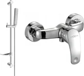 Zestawy baterii łazienkowych - Mexen Fabia DF72 bateria prysznicowa z zestawem prysznicowym, chrom - 74654DF72-00 - miniaturka - grafika 1
