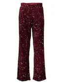 Spodnie damskie - Pieces Spodnie w kolorze bordowym - miniaturka - grafika 1