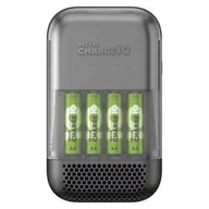 Ładowarki i akumulatory - Ładowarka GP Charge10 S491 + 4× AA (B56499) - miniaturka - grafika 1