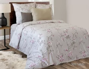 Pościel satynowa 160x200 beżowa różane kwiaty Luxury 02 - Pościel Pościel satynowa 160x200 beżowa różane kwiaty Luxury 02 - Pościel - miniaturka - grafika 1