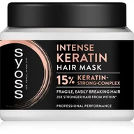 Maski do włosów - Syoss Intense Keratin, Maska do włosów delikatnych i łamliwych - miniaturka - grafika 1