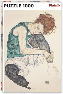 Puzzle 1000 - Schiele, Siedząca Kobieta PIATNIK - Puzzle - miniaturka - grafika 1