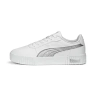 Półbuty damskie - Damskie Buty PUMA CARINA 2.0 SPACE METALLICS 38938702 – Biały - miniaturka - grafika 1