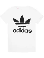 Koszulki dla chłopców - Adidas T-Shirt Trefoil DV2904 Biały Regular Fit - miniaturka - grafika 1