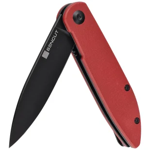 Nóż składany Sencut Bocll II Burgundy G10, Black Stonewashed D2 by Brad Zinker (S22019-3) - Noże - miniaturka - grafika 6