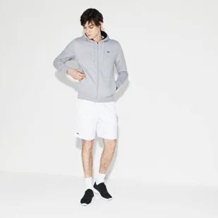 Lacoste Męska Sportowa Bluza Polarowa Z Kapturem Na Zamek Błyskawiczny Do Gry W Tenisa - Bluzy męskie - miniaturka - grafika 1