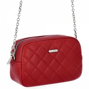 Mała Torebka Damska Listonoszka firmy David Jones Czerwona - Torebki damskie - miniaturka - grafika 1