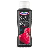 Kefiry, jogurty, maślanki - Piątnica High Protein Skyr jogurt pitny malina 360 g - miniaturka - grafika 1