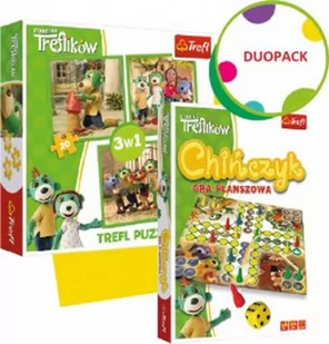 Trefl Trefliki 3w1 + Chińczyk - Puzzle - miniaturka - grafika 1
