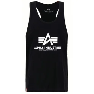Tank Top Alpha Industries BB Basic 116513 03 - Czarny  M - Odzież taktyczna i umundurowanie - miniaturka - grafika 1