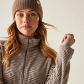 Bluzy damskie - Regatta Polar damski rozsuwany Heidy Beżowy, Rozmiar: 48 - miniaturka - grafika 1