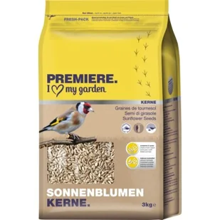 PREMIERE Nasiona słonecznika, obłuszczone 3 kg - Karma dla ptaków - miniaturka - grafika 1