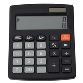 Kalkulatory - Leantoys Kalkulator czarny - miniaturka - grafika 1