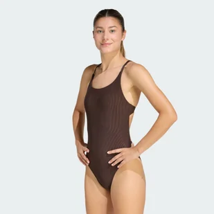 KOSTIUM DO PŁYWANIA 3-STRIPES HIGH NECK 2-WAY STRAPS PEACHSOFT SWIMSUIT - Adidas - Stroje kąpielowe KOSTIUM DO PŁYWANIA 3-STRIPES HIGH NECK 2-WAY STRAPS PEACHSOFT SWIMSUIT - Adidas - Stroje kąpielowe - miniaturka - grafika 1