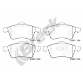 Klocki hamulcowe - Klocki hamulcowe - komplet BRECK 21883 00 701 00 - miniaturka - grafika 1