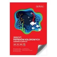 Szkolne artykuły papiernicze - Herlitz Zeszyt papierów samoprzylepnych A4/10K (10szt) - HERLITZ - miniaturka - grafika 1